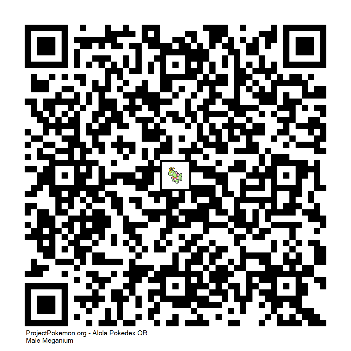 Cdigo QR de Meganium